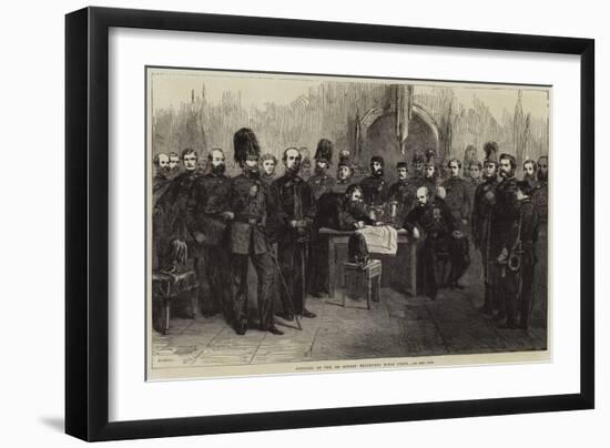 Officers of the 1st Surrey Volunteer Rifle Corps-null-Framed Giclee Print