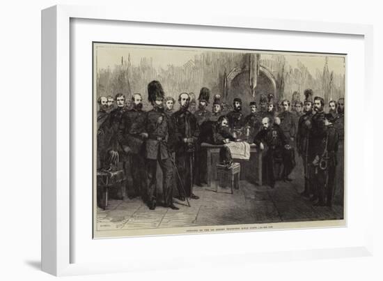 Officers of the 1st Surrey Volunteer Rifle Corps-null-Framed Giclee Print
