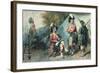 Officers of the 79th Highlanders at Chobham Camp in 1853-Eugene-Louis Lami-Framed Giclee Print