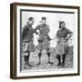 Officers of the Canadian Highlanders, 1915-null-Framed Giclee Print