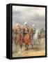 Officers of the Cavalry Mounted Regiment-Karl Karlovich Piratsky-Framed Stretched Canvas