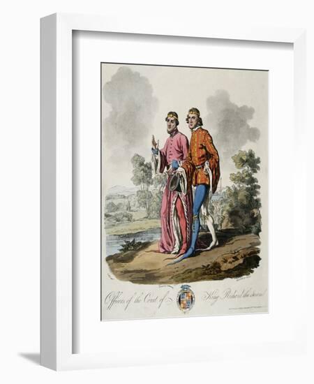 Officers of the Court of King Richard the Second-J. Atkinson and J. Merigot-Framed Giclee Print