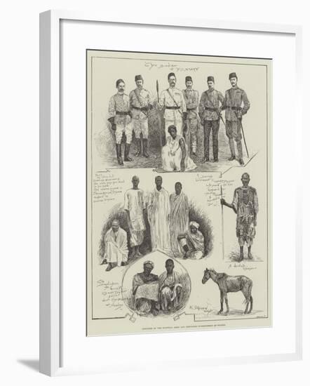 Officers of the Egyptian Army and Dervishes Surrendered at Suakin-Henry Charles Seppings Wright-Framed Giclee Print