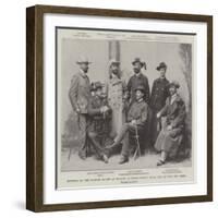 Officers of the Foreign Legion at Trieste, on their Return from Service with the Boers-null-Framed Giclee Print