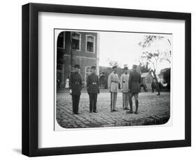 Officers of the French Foreign Legion, Syria, 20th Century-null-Framed Giclee Print