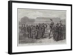 Officers of the Victoria Rifles-null-Framed Giclee Print