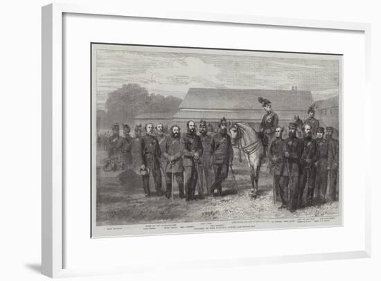 Officers of the Victoria Rifles-null-Framed Giclee Print