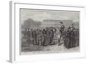 Officers of the Victoria Rifles-null-Framed Giclee Print