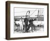 Officers on the USS St. Mary's-null-Framed Photographic Print