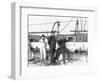 Officers on the USS St. Mary's-null-Framed Photographic Print