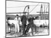 Officers on the USS St. Mary's-null-Mounted Photographic Print