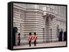 Officers Patrol the Minutes, Buckingham Palace, London-John Warburton-lee-Framed Stretched Canvas