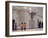 Officers Patrol the Minutes, Buckingham Palace, London-John Warburton-lee-Framed Photographic Print