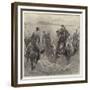 Officers Playing Polo in the Sand, Where Is the Ball?-John Charlton-Framed Giclee Print