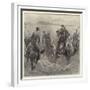 Officers Playing Polo in the Sand, Where Is the Ball?-John Charlton-Framed Giclee Print