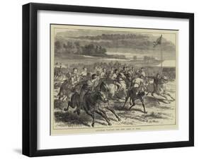 Officers Playing the New Game of Polo-Godefroy Durand-Framed Giclee Print