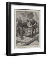 Officers Signing their Names on Going on Board a Transport-Ernest Prater-Framed Giclee Print