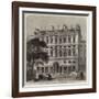 Offices of the Life Association of Scotland, Recently Erected, in Princes-Street, Edinburgh-Charles Landelle-Framed Giclee Print