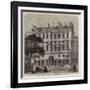 Offices of the Life Association of Scotland, Recently Erected, in Princes-Street, Edinburgh-Charles Landelle-Framed Giclee Print