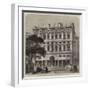 Offices of the Life Association of Scotland, Recently Erected, in Princes-Street, Edinburgh-Charles Landelle-Framed Giclee Print