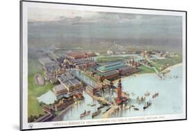 Official Birdseye View. World's Columbian Exposition, Chicago, 1893-null-Mounted Giclee Print