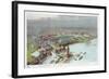 Official Birdseye View. World's Columbian Exposition, Chicago, 1893-null-Framed Giclee Print