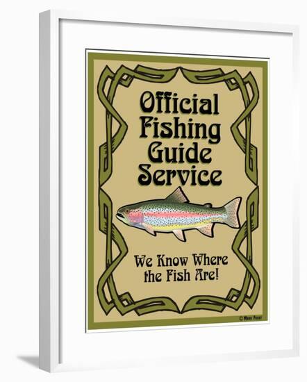 Official Fishing Guide-Mark Frost-Framed Giclee Print