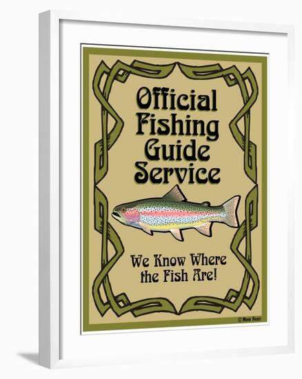 Official Fishing Guide-Mark Frost-Framed Giclee Print