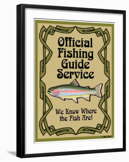 Official Fishing Guide-Mark Frost-Framed Giclee Print