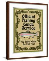 Official Fishing Guide-Mark Frost-Framed Giclee Print