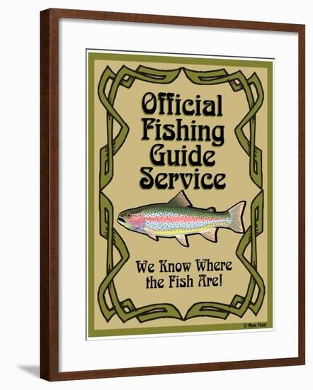 Official Fishing Guide-Mark Frost-Framed Giclee Print
