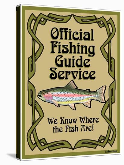 Official Fishing Guide-Mark Frost-Stretched Canvas