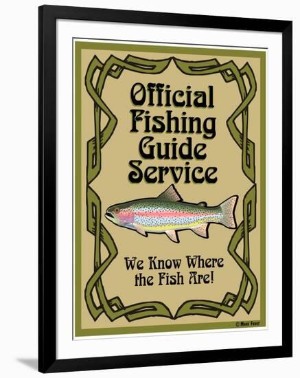 Official Fishing Guide-Mark Frost-Framed Giclee Print