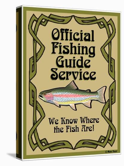 Official Fishing Guide-Mark Frost-Stretched Canvas