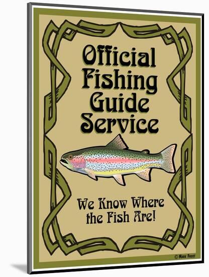 Official Fishing Guide-Mark Frost-Mounted Giclee Print