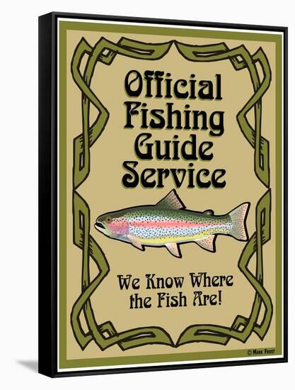 Official Fishing Guide-Mark Frost-Framed Stretched Canvas