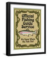 Official Fishing Guide-Mark Frost-Framed Giclee Print