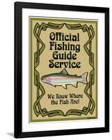 Official Fishing Guide-Mark Frost-Framed Giclee Print