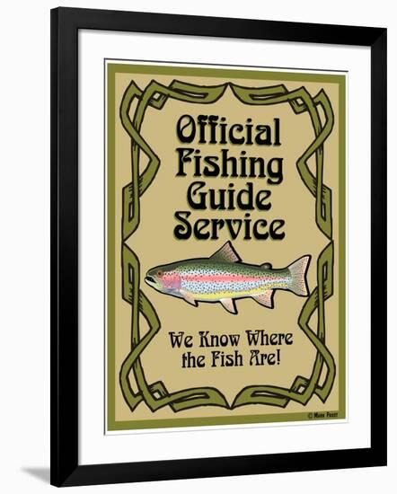 Official Fishing Guide-Mark Frost-Framed Giclee Print