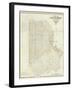 Official Map of San Francisco, c.1851-William Carey Jones-Framed Art Print