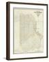 Official Map of San Francisco, c.1851-William Carey Jones-Framed Art Print