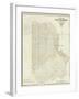 Official Map of San Francisco, c.1851-William Carey Jones-Framed Art Print