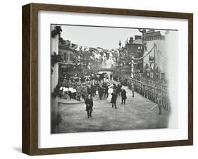 Official Opening of the Rotherhithe Tunnel, Bermondsey, London, 1908-null-Framed Premium Photographic Print