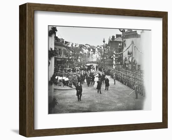 Official Opening of the Rotherhithe Tunnel, Bermondsey, London, 1908-null-Framed Photographic Print