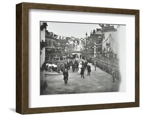 Official Opening of the Rotherhithe Tunnel, Bermondsey, London, 1908-null-Framed Photographic Print