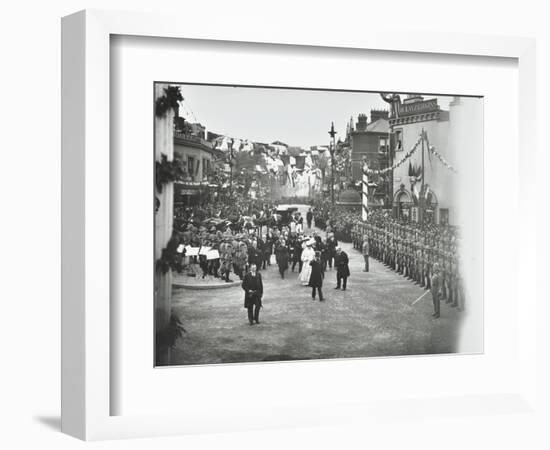 Official Opening of the Rotherhithe Tunnel, Bermondsey, London, 1908-null-Framed Photographic Print