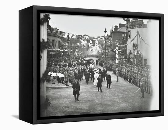 Official Opening of the Rotherhithe Tunnel, Bermondsey, London, 1908-null-Framed Stretched Canvas