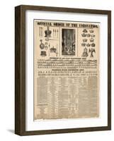 Official Order of the Coronation of Queen Victoria-null-Framed Giclee Print