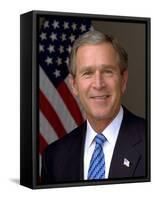 Official Photograph Portrait of US President George W. Bush. 2003-null-Framed Stretched Canvas