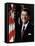 Official Portrait of President Reagan Taken on February 7 1981. Po-Usp-Reagan_Na-12-0060M-null-Framed Stretched Canvas